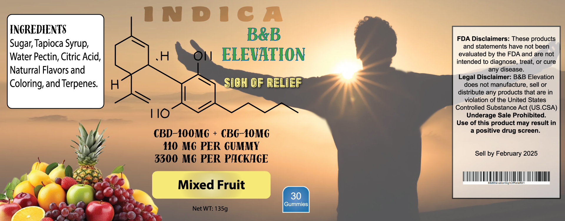 Sigh of Relief – Mixed Fruit (Indica)
